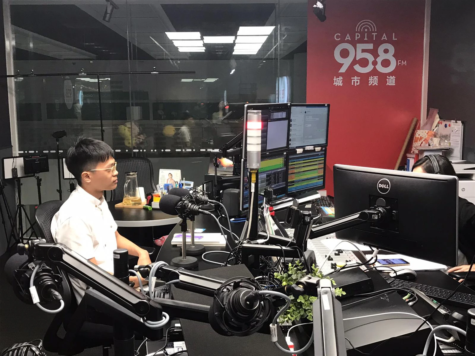 Zhiliang on radio live show